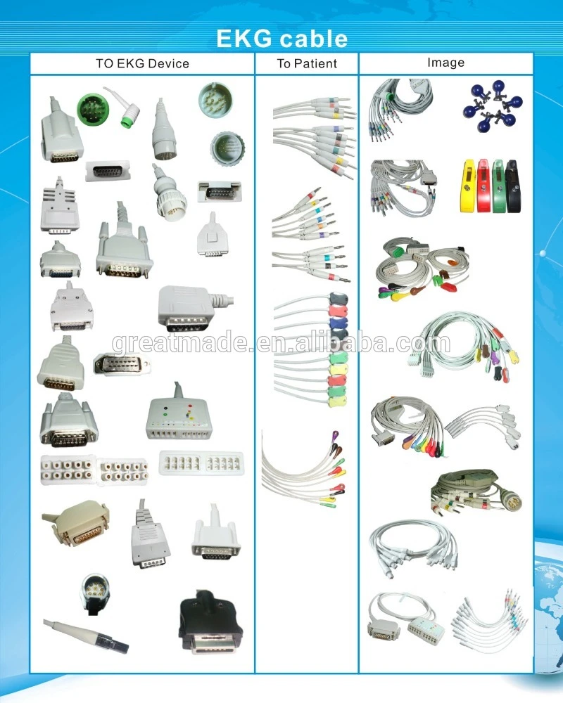 ہم آہنگ میڈیکس 18-لیڈ ہاٹ کیبل