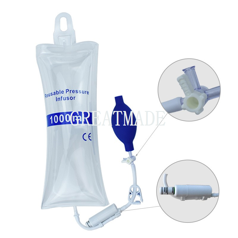 500ml 1000ml Infusion Pressure Bag