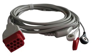 Leadwires کے ساتھ BIONET BM3 3 لیڈ مریض کیبل