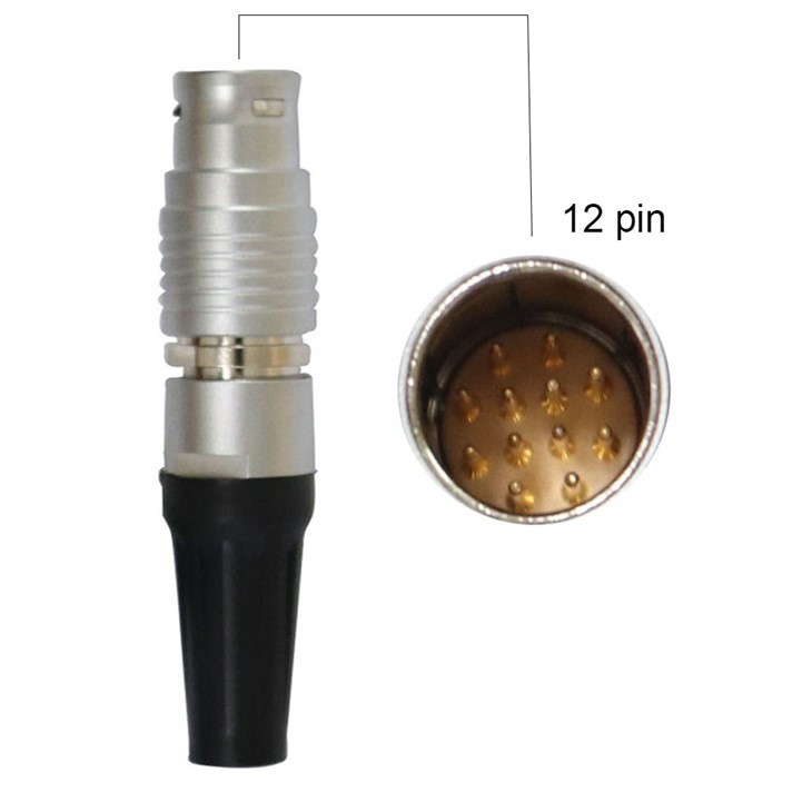 FGG PHG 2B Series 12 14 16 19Pin Push-Pull Self-locking Metal Straight Plug/ Free Socket Connector