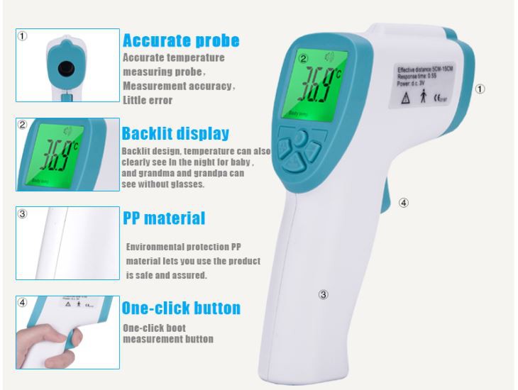 Non-contact Forehead Infrared Baby Thermometer
