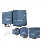 بلڈ پریشر کف کٹ دوہری ٹیوب بلیو نایلان NIBP کف (نوزائیدہ / شیر خوار / بچہ / بالغ)