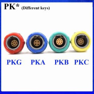 میڈیکل کنیکٹر PKG PKG PKG کک 2-10Pin 14 پن 1P ساکٹ 0 40 60 80 ڈگری ساکٹ دو keying